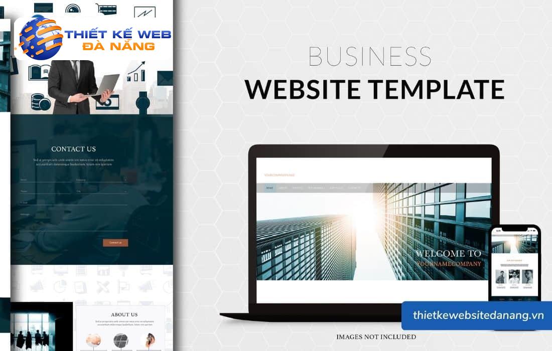 Mẫu website cho công ty dịch vụ đẹp mắt.